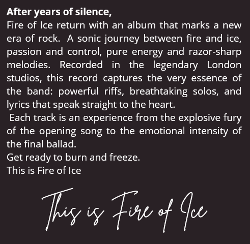 Fire of Ice Vol.1 Lyrics