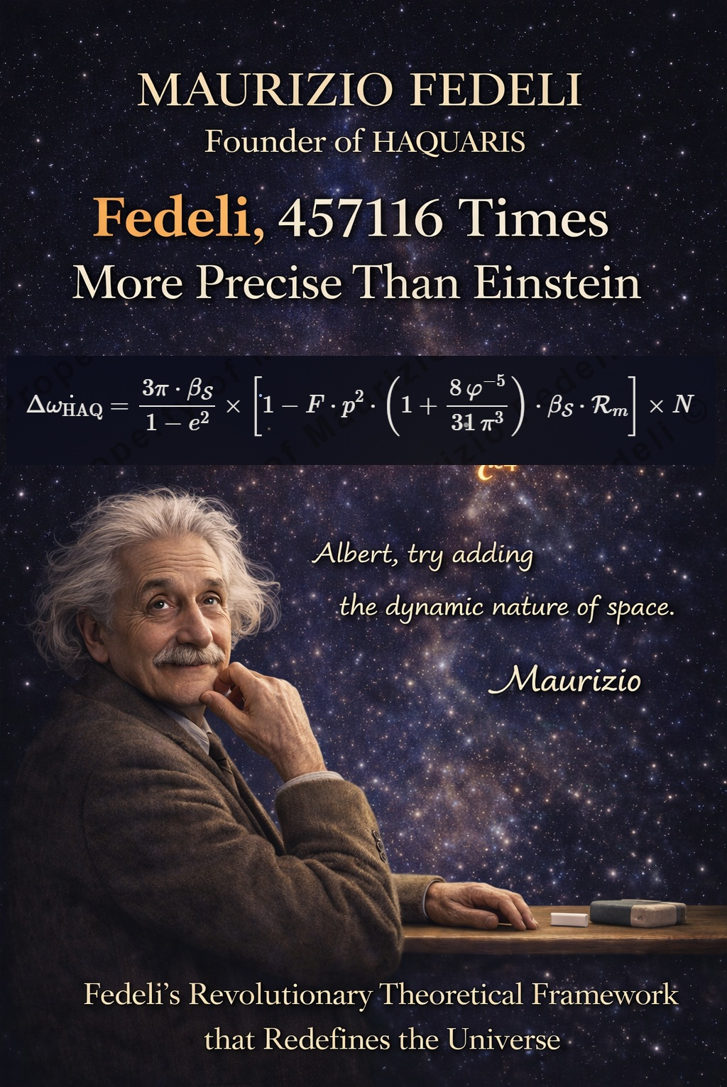 Fedeli, 457116 Times More Precise Than Einstein — Cover